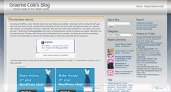 Desktop Screenshot of graemecole.wordpress.com