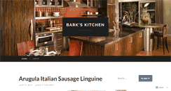 Desktop Screenshot of barkskitchen.wordpress.com