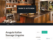 Tablet Screenshot of barkskitchen.wordpress.com