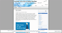 Desktop Screenshot of gurkank.wordpress.com