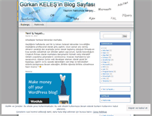 Tablet Screenshot of gurkank.wordpress.com