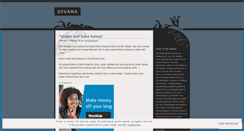 Desktop Screenshot of divana.wordpress.com