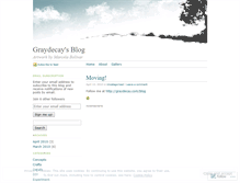 Tablet Screenshot of graydecay.wordpress.com