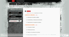 Desktop Screenshot of mundokramer.wordpress.com