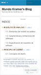 Mobile Screenshot of mundokramer.wordpress.com