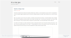 Desktop Screenshot of imamacguy.wordpress.com