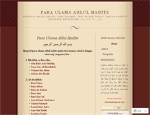 Tablet Screenshot of ahlulhadist.wordpress.com