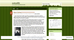Desktop Screenshot of nutonlife.wordpress.com