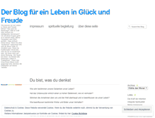 Tablet Screenshot of glueckundfreude.wordpress.com