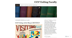 Desktop Screenshot of ccsvisitingfaculty.wordpress.com