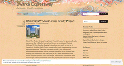 Desktop Screenshot of dwarkaexpressway1001.wordpress.com