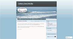 Desktop Screenshot of cranberryoceanknits.wordpress.com