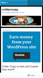 Mobile Screenshot of crittercrazy.wordpress.com