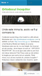 Mobile Screenshot of ortodoxulincepator.wordpress.com