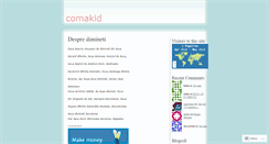 Desktop Screenshot of comakid.wordpress.com