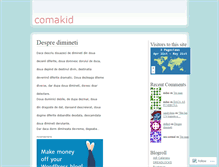 Tablet Screenshot of comakid.wordpress.com