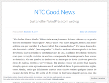 Tablet Screenshot of ntcgoodnews.wordpress.com