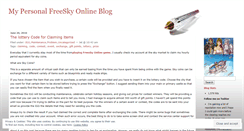 Desktop Screenshot of personalfreeskyonlineblog.wordpress.com