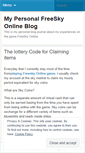 Mobile Screenshot of personalfreeskyonlineblog.wordpress.com