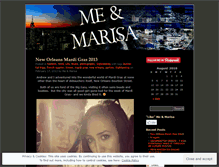 Tablet Screenshot of meandmarisa.wordpress.com