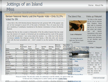 Tablet Screenshot of islandmiss.wordpress.com