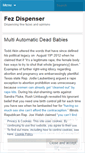 Mobile Screenshot of fezdispenser.wordpress.com
