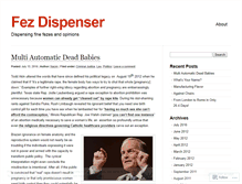 Tablet Screenshot of fezdispenser.wordpress.com