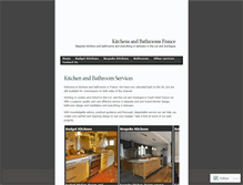 Tablet Screenshot of kitchensandbathroomsfrance.wordpress.com