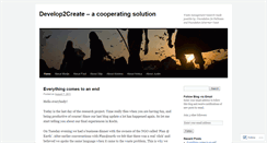 Desktop Screenshot of develop2create.wordpress.com