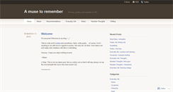 Desktop Screenshot of amusetoremember.wordpress.com