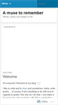 Mobile Screenshot of amusetoremember.wordpress.com