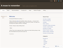 Tablet Screenshot of amusetoremember.wordpress.com