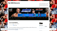 Desktop Screenshot of mywwemoments.wordpress.com