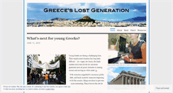 Desktop Screenshot of greekgeneration.wordpress.com