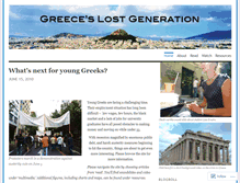 Tablet Screenshot of greekgeneration.wordpress.com