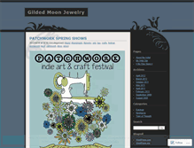 Tablet Screenshot of gildedmoon.wordpress.com