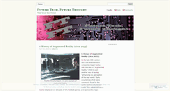 Desktop Screenshot of futuretechfuturethought.wordpress.com