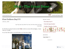 Tablet Screenshot of divathegreatdane.wordpress.com