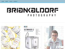 Tablet Screenshot of briankaldorf.wordpress.com