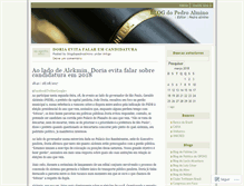 Tablet Screenshot of blogdopedroalmino.wordpress.com