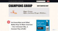 Desktop Screenshot of championsgroup.wordpress.com