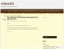 Tablet Screenshot of mdsouth2.wordpress.com