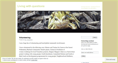 Desktop Screenshot of livingwithquestions.wordpress.com