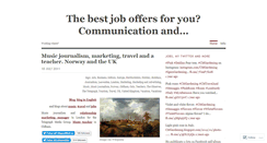 Desktop Screenshot of cmjobs.wordpress.com