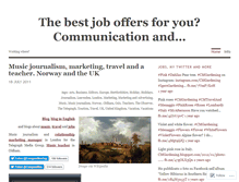 Tablet Screenshot of cmjobs.wordpress.com