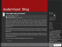 Tablet Screenshot of dodembois.wordpress.com