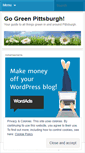 Mobile Screenshot of gogreenpittsburgh.wordpress.com
