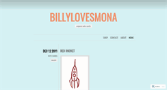 Desktop Screenshot of billylovesmona.wordpress.com