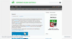 Desktop Screenshot of esperantosudtirolo.wordpress.com