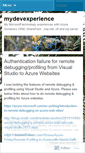 Mobile Screenshot of mydevexperience.wordpress.com